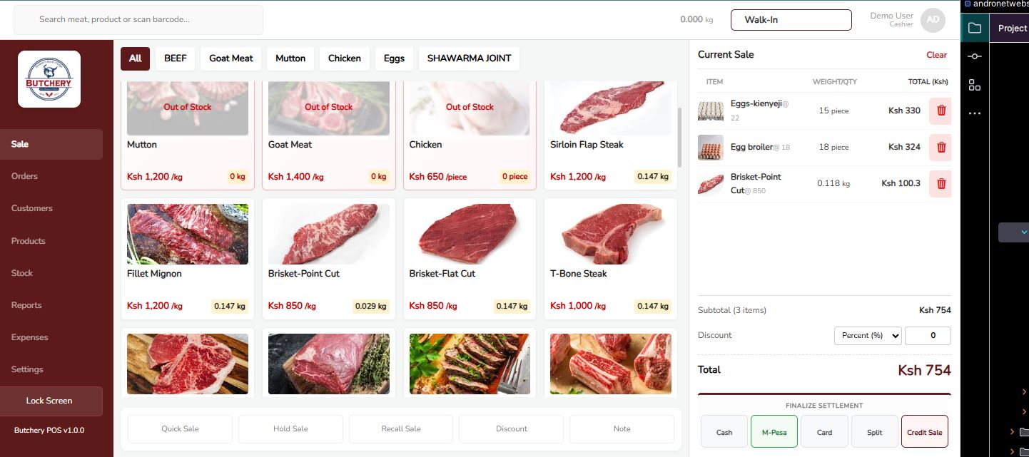 Butchery Management system